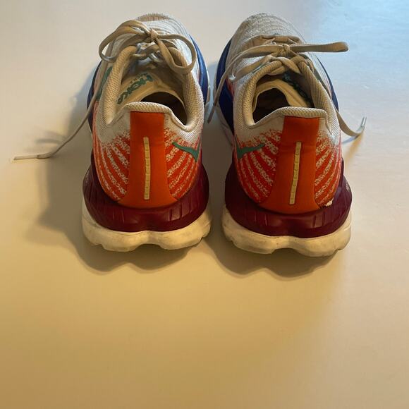 Hoka ONE Mach 5 White & Scuba Blue Womens Size 10.5B Running Sports Gym Workout - Picture 6 of 8